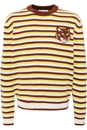Maison Kitsuné Suéter con motivo Fox Head en intarsia