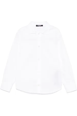 Balmain Camisa con logo bordado