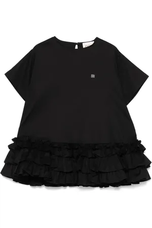 DOUUOD KIDS Vestido con detalle de volantes