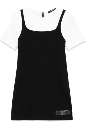 Balmain Vestido con efecto a capas