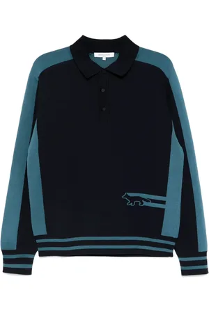Maison Kitsuné Playera tipo polo Flash Fox