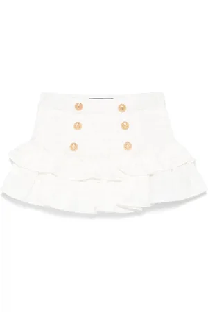 Balmain Falda con botones en relieve