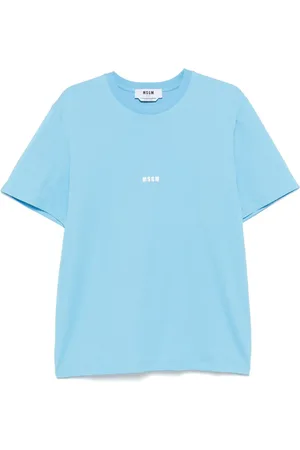 Msgm Playera con logo estampado