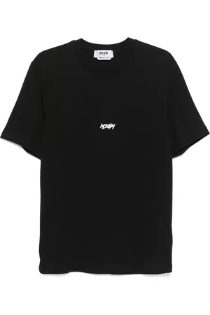 Msgm Playera con logo estampado