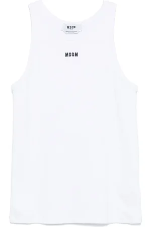 Msgm Camiseta tejida de canalé