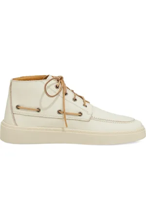 Boggi Milano Zapatos top sider de cuero