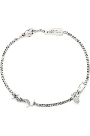 Saint Laurent Pulsera con logo del monograma