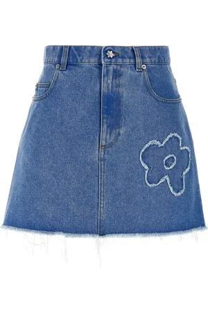 Marni Falda corta con aplique floral