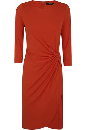 Ralph Lauren Vestido midi con detalle retorcido