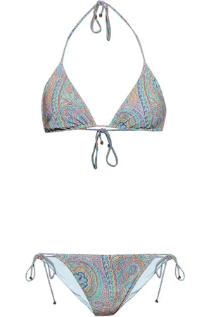 Etro Bikini con estampado de cachemira