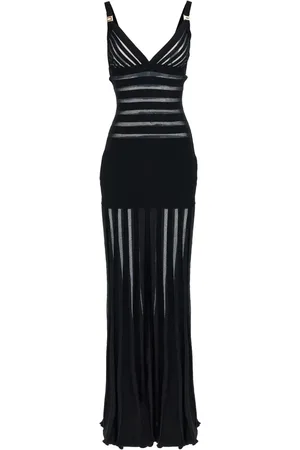 Elisabetta Franchi Vestido de fiesta traslúcido