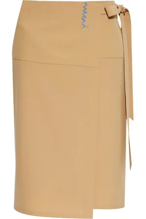 Marni Falda con diseño cruzado
