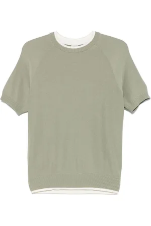 ELEVENTY Playera tejido panal de abeja