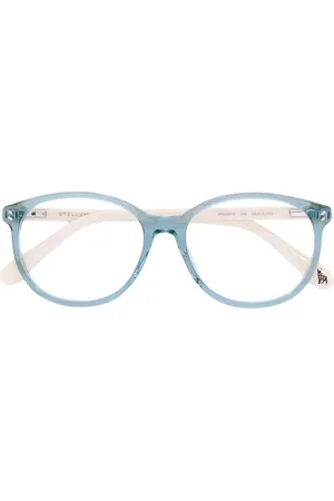 Stella McCartney Colour block round glasses