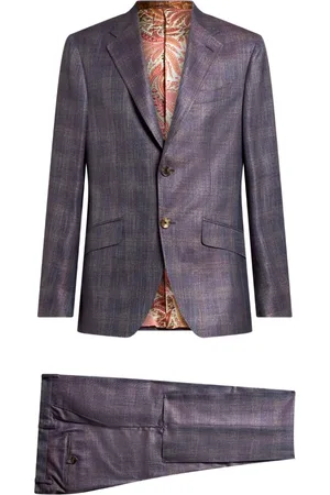 Etro Traje con efecto tornasolado
