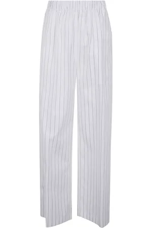 ERIKA CAVALLINI Pantalones anchos con motivo de rayas