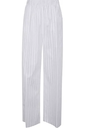 ERIKA CAVALLINI Pantalones anchos con motivo de rayas