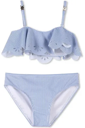 Chloé Bikini bottom con motivo de rayas