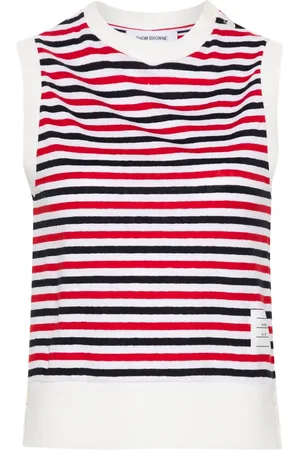 Thom Browne Top con motivo de rayas