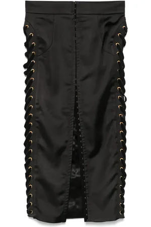 MURMUR Falda midi Blackcherry