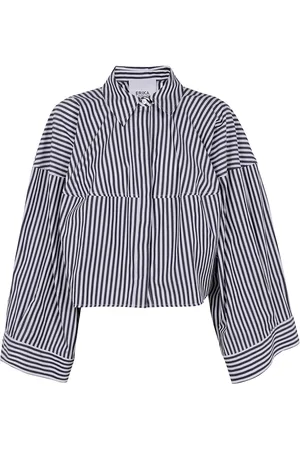 ERIKA CAVALLINI Blusa con rayas estampadas