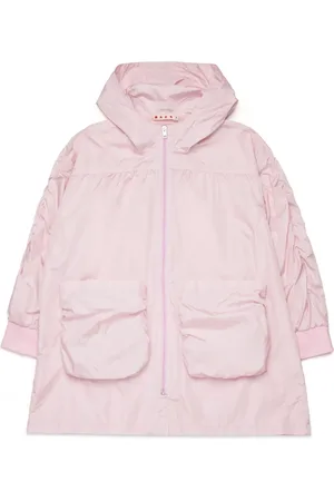 Marni Chamarra con capucha y logo estampado