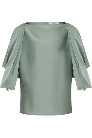 Lanvin Blusa con acabado satinado