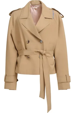 Marni Chamarra estilo gabardina con doble botonadura