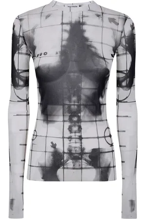 Jean Paul Gaultier Playera en trompe l