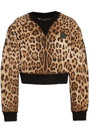 Dolce & Gabbana Suéter con estampado de leopardo