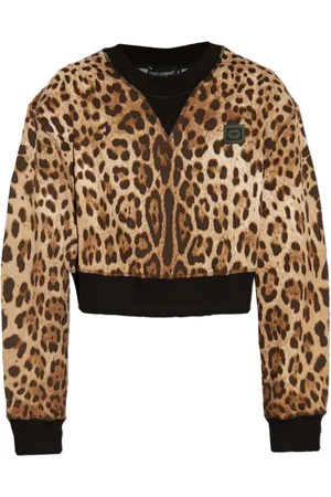 Dolce & Gabbana Suéter con estampado de leopardo
