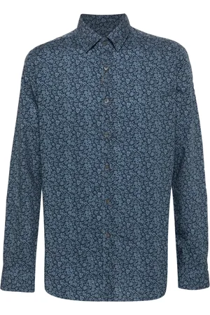 CANALI Camisa con estampado floral