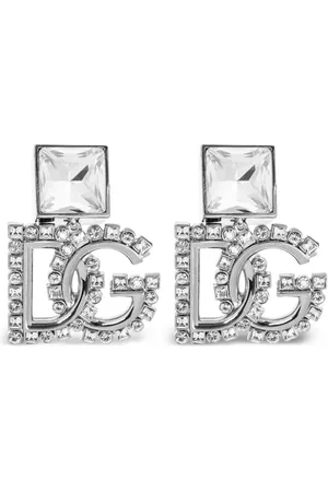 Dolce & Gabbana Aretes con placa del logo