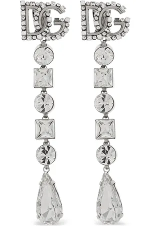 Dolce & Gabbana Aretes con placa del logo