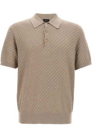 BRIONI Playera tipo polo tejida
