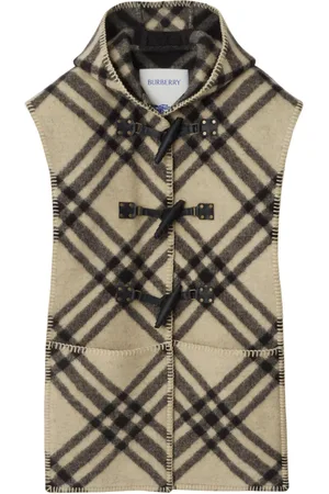 Burberry Capa con motivo de cuadros
