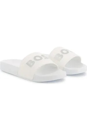 HUGO BOSS Flip flops con logo estampado