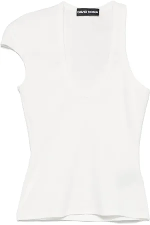 DAVID KOMA Camiseta con mangas asimétricas
