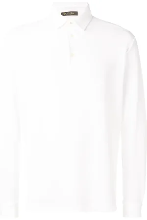Loro Piana Playera tipo polo manga larga