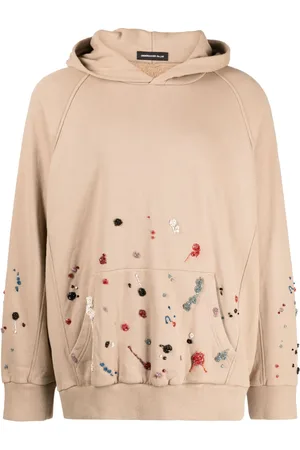 UNDERCOVER Hoodie con detalle de mostacillas