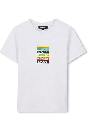DKNY Playera con eslogan estampado