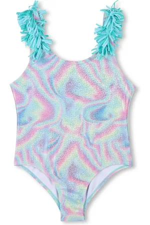 Billieblush Traje de baño con remolino estampado
