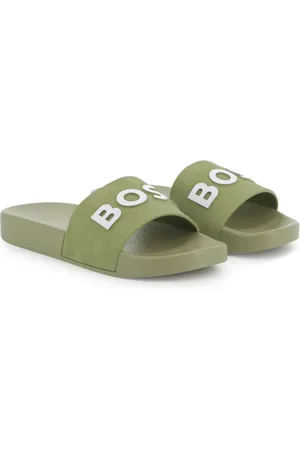 HUGO BOSS Flip flops con logo estampado
