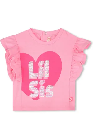 Billieblush Top con corazones estampados
