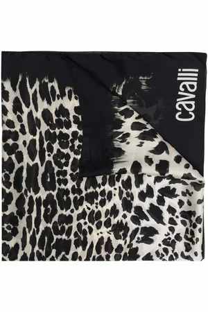 Roberto Cavalli Mascada con estampado de leopardo