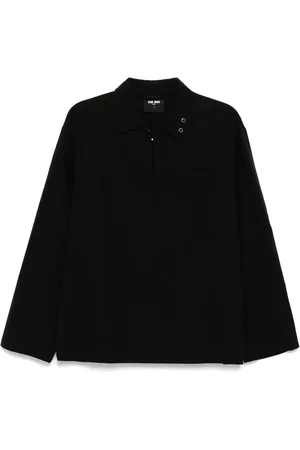 TEAM WANG design Camisa Choices Herringbone