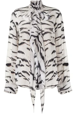 Roberto Cavalli Camisa con estampado de cebra
