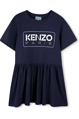 Kenzo Vestido con logo estampado