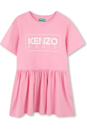 Kenzo Vestido con logo estampado