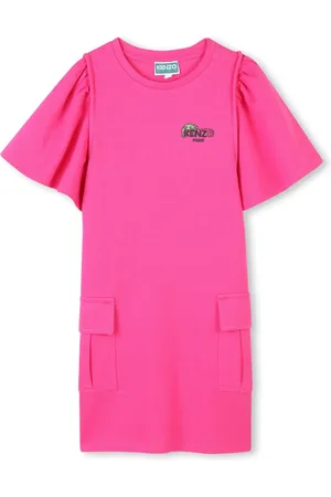 Kenzo Vestido con logo estampado